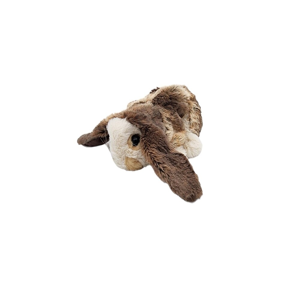 Folkmanis Baby Lop Rabbit Hand Puppet 13 Inch Brown White Plush Stuffed Animal